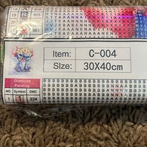 Disney stitch Colorful Diamond Painting Kit 30x40cm